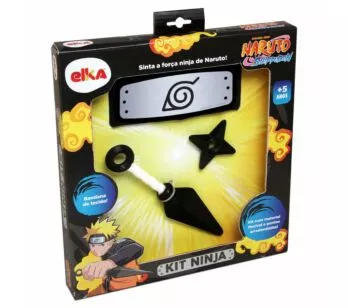 Conjunto e Fantasia - Naruto Shippuden - Kit Ninja - Elka