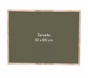 Lousa para Atividades - Quadro Verde - 80 x 100 cm - Xalingo