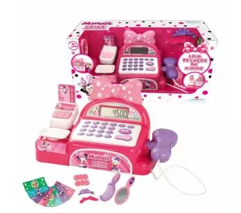 Caixa Registradora Infantil - Disney Minnie - Loja de Laços - Multikids