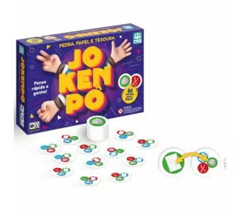 Jogo de Cartas Infantil - Pedra Papel e Tesoura - Jokenpô - Nig Brinquedos