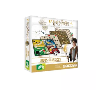 Kit Jogos de Tabuleiro - Clássicos - 4 em 1 - Harry Potter - Copag