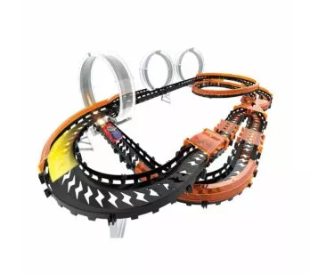 Pista de Corrida - Hot Wheels - Wave Racers - Mega Match - Fun Divirta-se