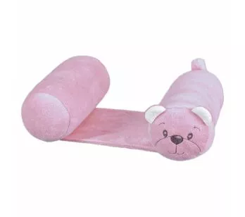 Rolinho Segura Bebê - Segura Nenê - Ursinho Rosa - Anjos Baby