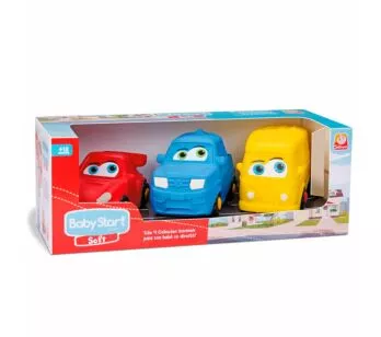 Carrinhos de Vinil - Baby Start Soft - Super Carros - Silmar