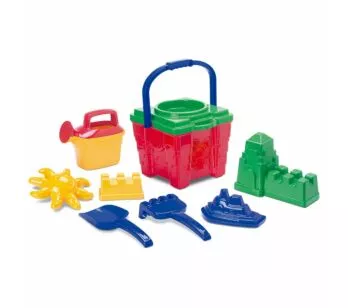 Kit Praia Infantil Completo - Areia e Diversão - Colorido - Silmar