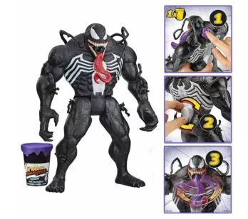 Boneco Articulado - Spiderman Maximum Venom - Venom com Slime - Hasbro