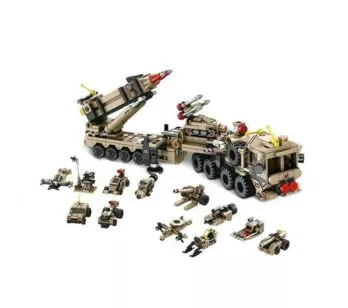 Blocos de Montar - 12 em 1 - Cubic - Patriot Exército - 555 peças - Multikids