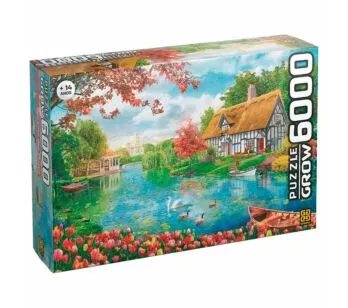 Quebra-Cabeça - 6000 Peças - Recanto das Flores - Grow