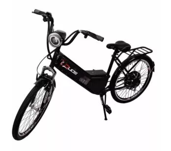 Bicicleta Elétrica - Aro 24 - Duos Confort - 800w 48v 15ah - Preto - Duos Bike