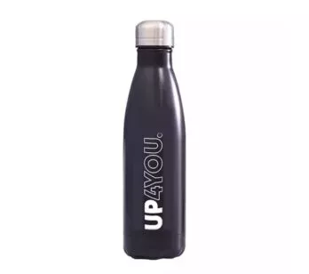 Garrafa Alumínio - Térmica - 22 cm - 500ml - Up4you - Preto - Luxcel