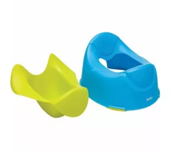 Troninho Infantil - Penico com Recipiente Removível - Azul e Verde - Buba