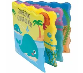 Livrinho de Banho para Bebê - Conhecendo o Fundo do Mar - Buba