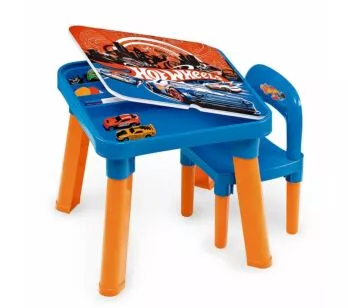 Mesinha Infantil com Cadeira - Hot Wheels - Fun Divirta-Se