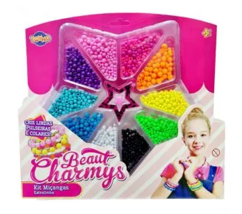 Kit Miçangas Infantil - Beaut Charmys - Colares e Pulseiras - Estrelinha - Toyng