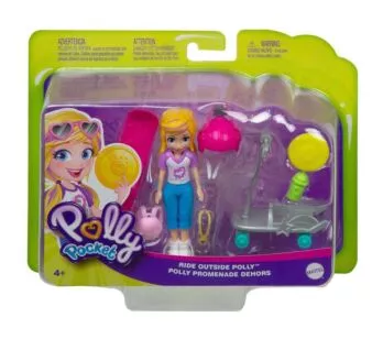 Conjunto e Boneca - Polly Pocket - Esportes ao Ar Livre - Mattel