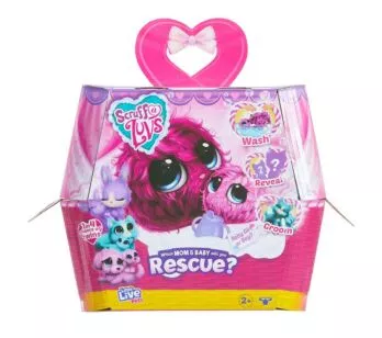 Pelúcia Surpresa - Scruff a Luvs - Adotados - Família - Fun Divirta-se