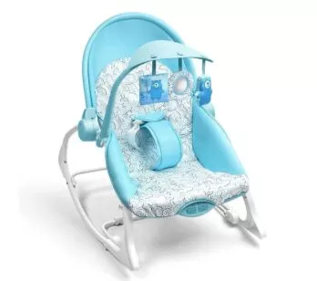 Cadeira de Descanso e Balanço para Bebês - Até 18 kg - Seasons - Azul - Multikids Baby