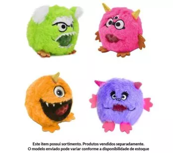 Pelúcia de Apertar - Squish Mania - Monstros - Sortidos - Toyng