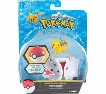 Mini Figura - Pokémon Throw n Pop - Pikachu e Poké Ball - Sunny Brinquedos