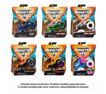 Carrinho Roda Livre - 1:64 - Monster Jam - Sortido - Sunny Brinquedos