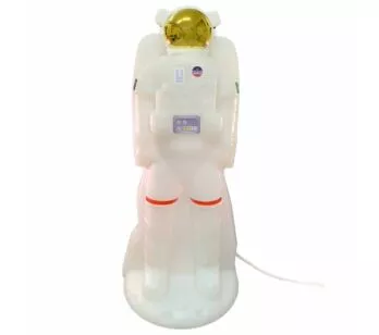 Luminária Infantil - Led e Fluorescente - Astronauta - Branca - DecorFun