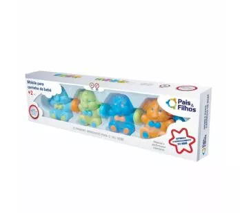 Móbile para Carrinho de Bebê - Animais - Coloridos - Pais e Filhos