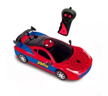 Carrinho de Controle Remoto - Spiderman - Ultimate Teto Preto - Candide