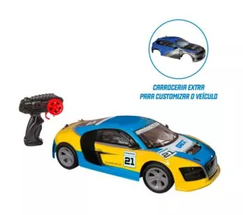 Carrinho de Controle Remoto - Garagem SA - The Rock - 7 Funções - Candide