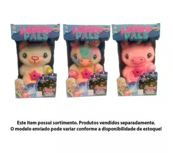 Pelúcia Interativa - Projetor - Light Pals - Sortidos - Toyng