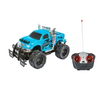 Carrinho de Controle Remoto - Trucks Radicais - Azul - Unik Toys