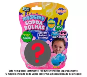 Massinha de Brincar - MySlimy - Sopra Bolhas - Sortidos - Toyng