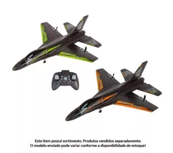 Avião de Controle Remoto - Asas de Combate - Sortido - Unik Toys
