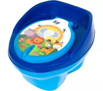 Penico Troninho Infantil Musical - Azul - Styll Baby