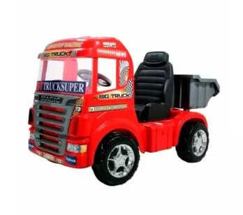 Caminhão Elétrico Infantil - Big Truck - 6v - Vermelho - Magic Toys