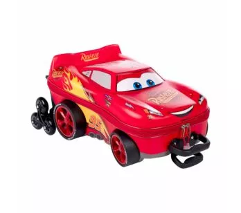 Mochila 3D de Rodinhas Infantil - Disney-Carros - McQueen - Maxtoy
