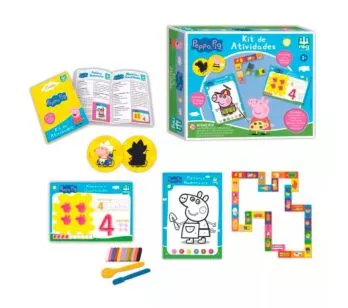 Kit de Atividades Infantil - Peppa Pig - Nig Brinquedos