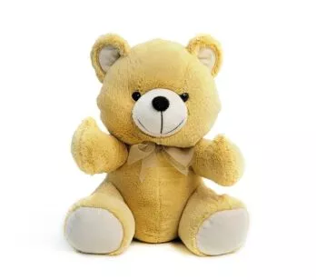 Pelúcia Infantil - 28 cm - Urso Dengo - P - Doce - W.U. Bichos de Pelúcia