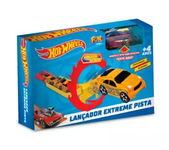 Conjunto Lançador e Pista - Hot Wheels - Extreme - Fun Divirta-se