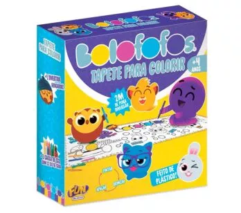 Tapete para Colorir Infantil - Bolofofos - Fun Divirta-se
