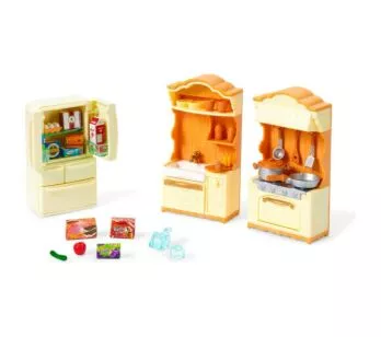Acessórios e Móveis - Sylvanian Families - Conjunto Cozinha - Epoch Magia