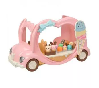 Carro Roda Livre - Sylvanian Families - Van de Sorvete - Epoch Magia