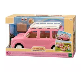 Carro Roda Livre - Sylvanian Families - Van Piquenique em Família- Epoch Magia