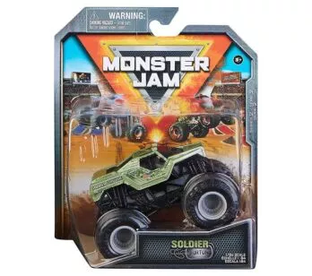 Carrinho Roda Livre - 1:64 - Monster Jam - Soldier Fortune - Sunny Brinquedos