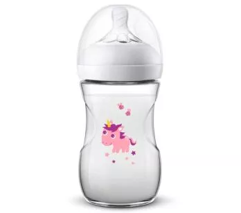 Mamadeira - Anticólica - 260ml - Pétala - Unicórnio - Philips Avent