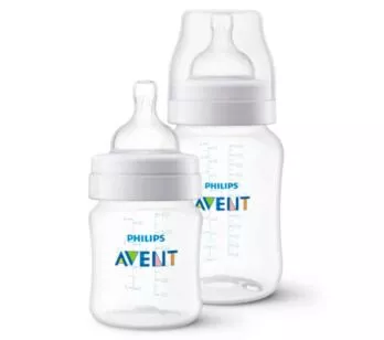 Kit 2 Mamadeiras - Anticólica - 125-260ml - Clássica - Philips Avent