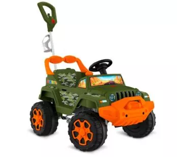 Carrinho de Passeio e Pedal - Banjipe - Camuflado - Bandeirante