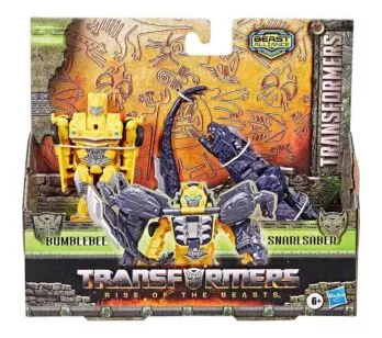 Boneco com Acessório  - Transformers – Bumblebee & Snarlsaber - Hasbro