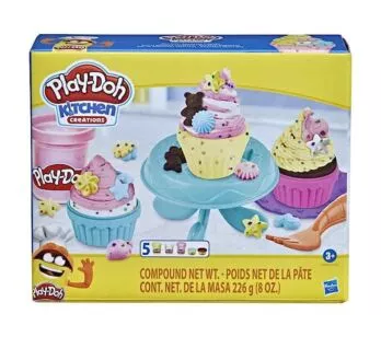 Massa de Modelar - Play-Doh Kitchen Creations – Cupcakes Coloridos - Hasbro