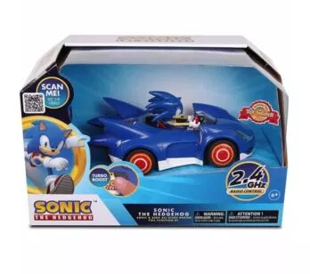 Carrinho de Controle Remoto - Sonic All Star Racing - Fun Divirta-se