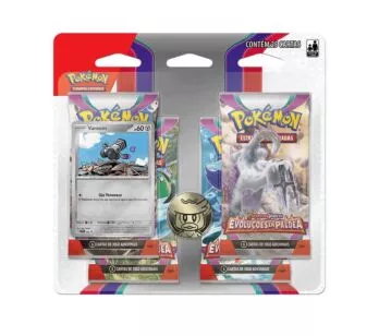 Jogo de Cartas Pokémon - Blister Quadruplo  - EV - Evoluções em Paldea - Varoom - Copag